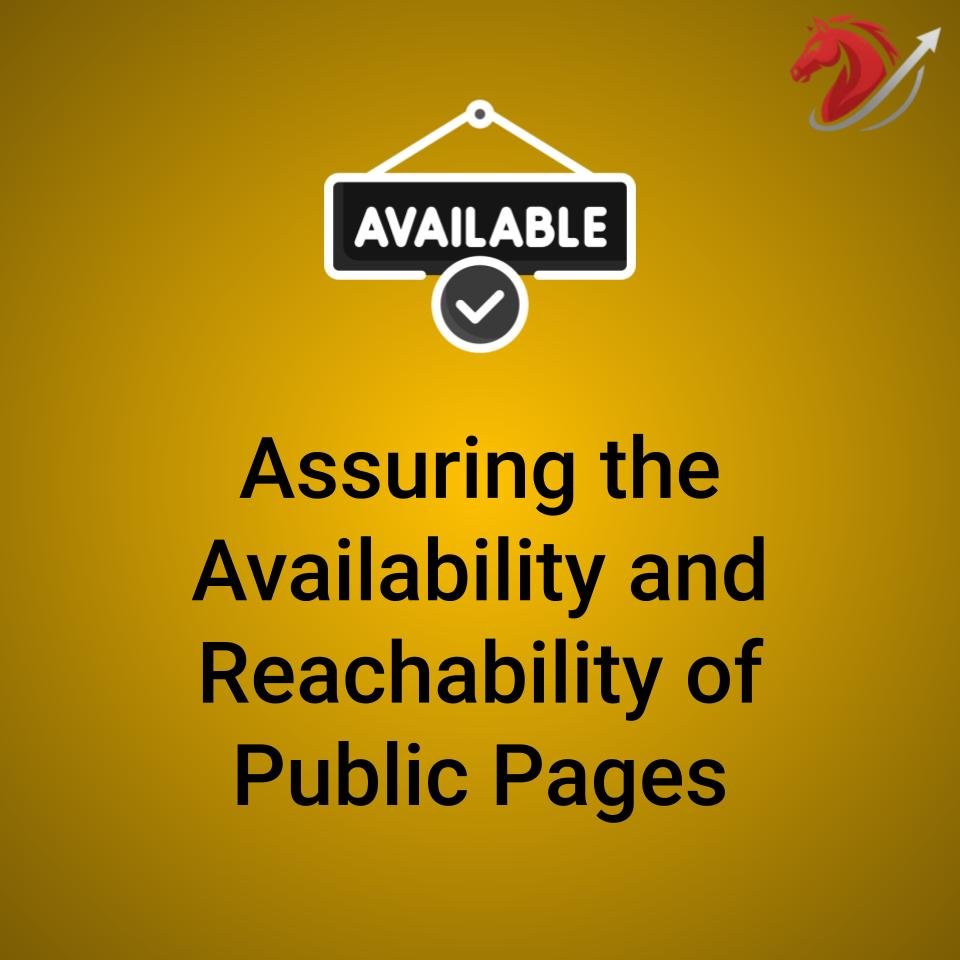 Organic Search Engine Optimization Company - Assuring the Availability and Reachability of Public Pages - image